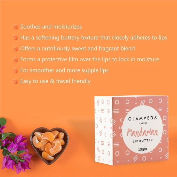Glamveda Mandarin Lip Balm
