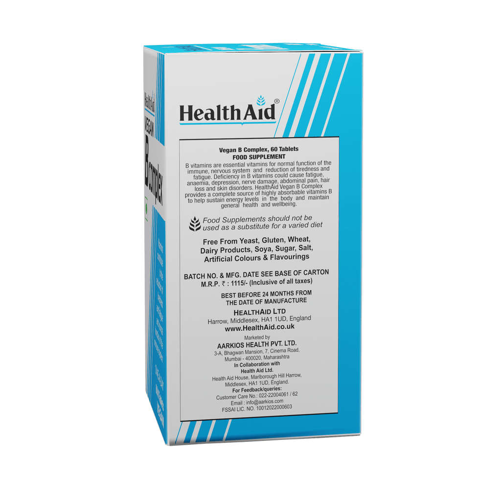 HealthAid Veg B Complex Tablets - Distacart