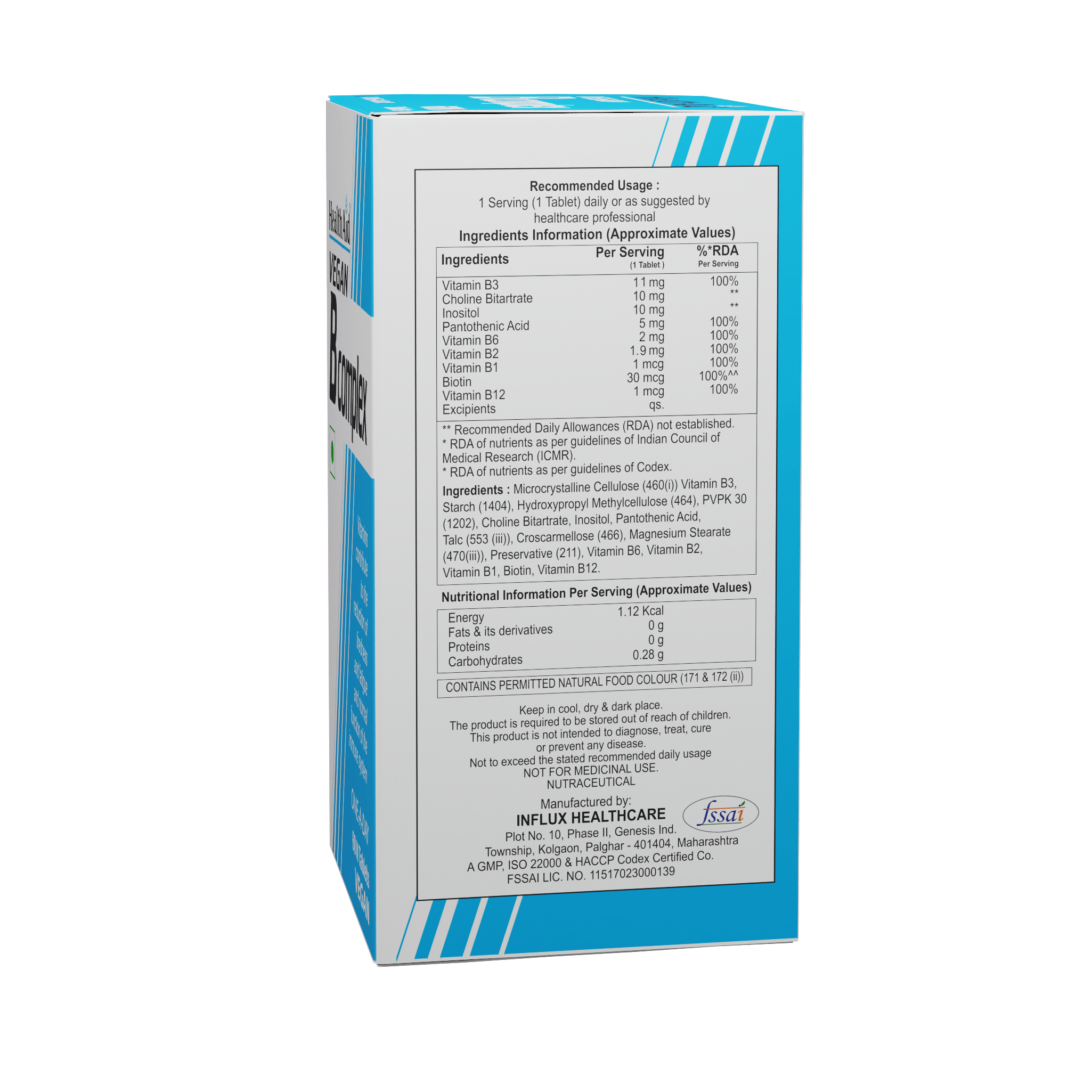HealthAid Veg B Complex Tablets - Distacart