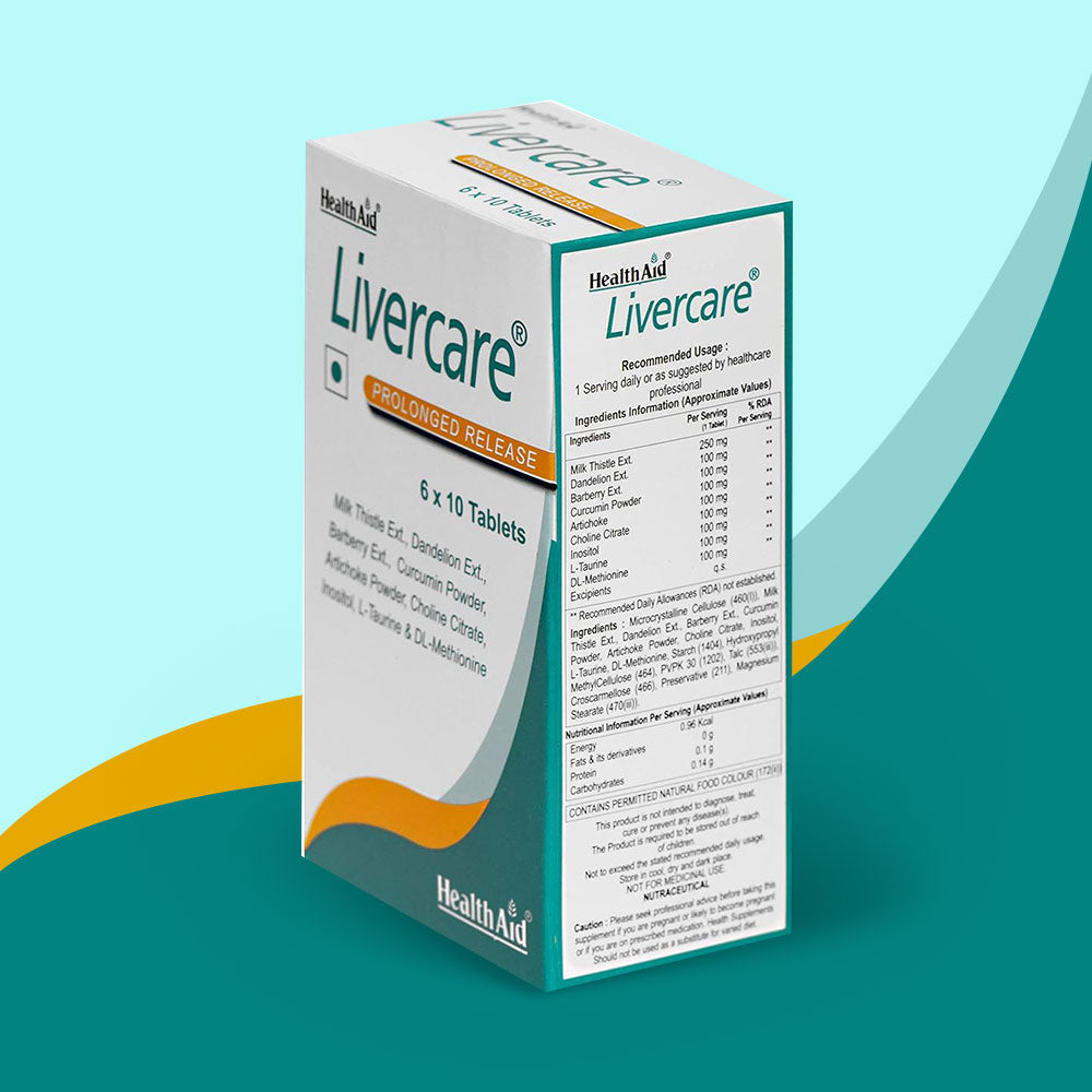 HealthAid Livercare Tablets Liver Detox - Distacart
