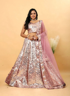 Lehenga Mart Designer Wedding Lehenga Choli For Women - Baby Pink