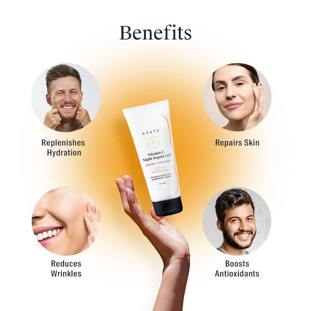 Arata Vitamin C Night Repair Gel