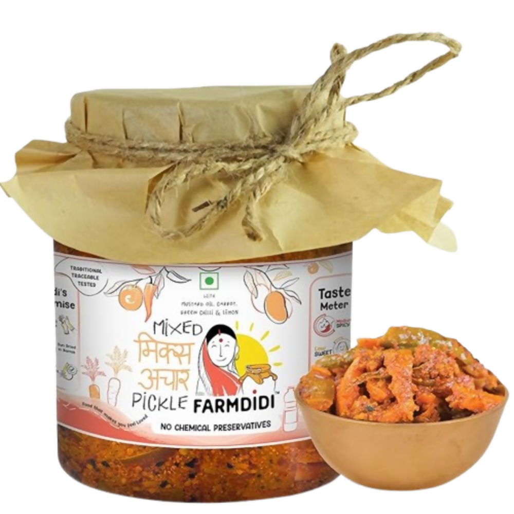 FarmDidi Mixed Pickle - Tangy & Salty