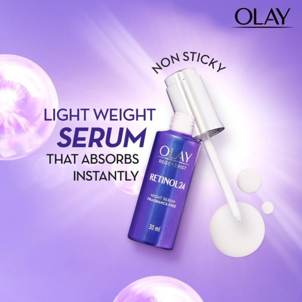 Olay Retinol Kit For Overnight Repair - Serum With Free Cleanser
