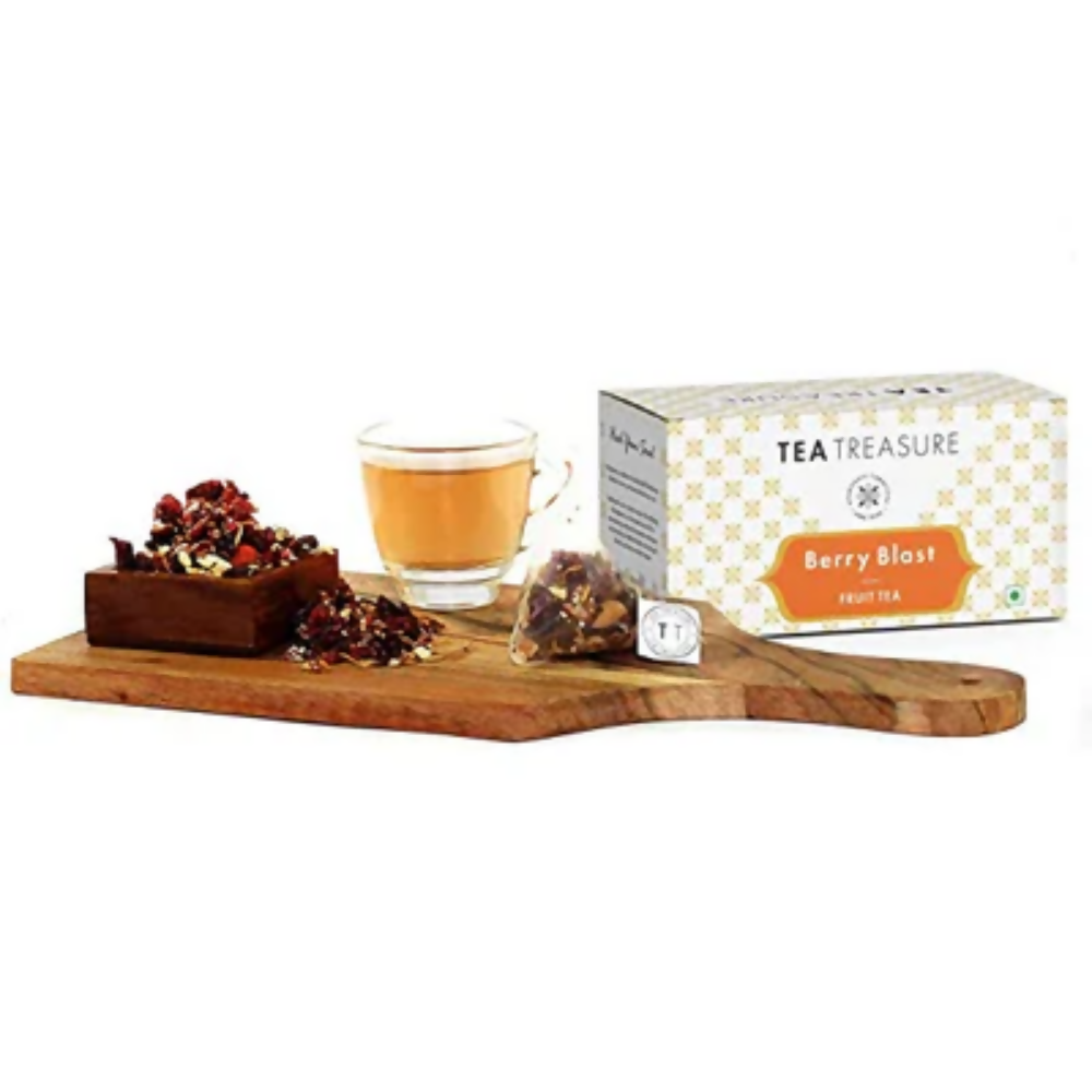 Tea Treasure Berry Blast Fruit Tea Bags - Distacart