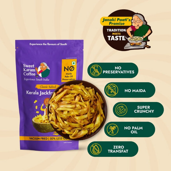 Sweet Karam Coffee Kerala Jackfruit Chips - Distacart