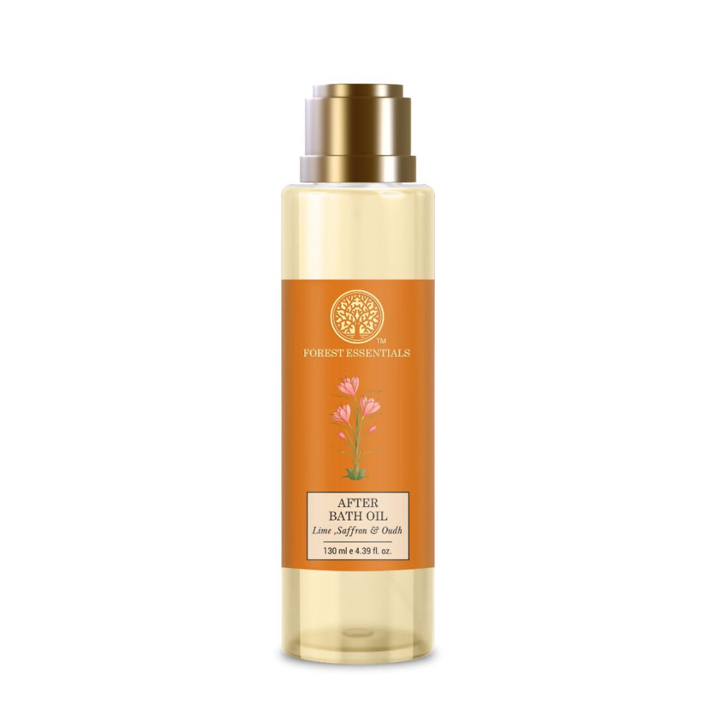 Forest Essentials After Bath Oil Lime Saffron & Oudh - Distacart