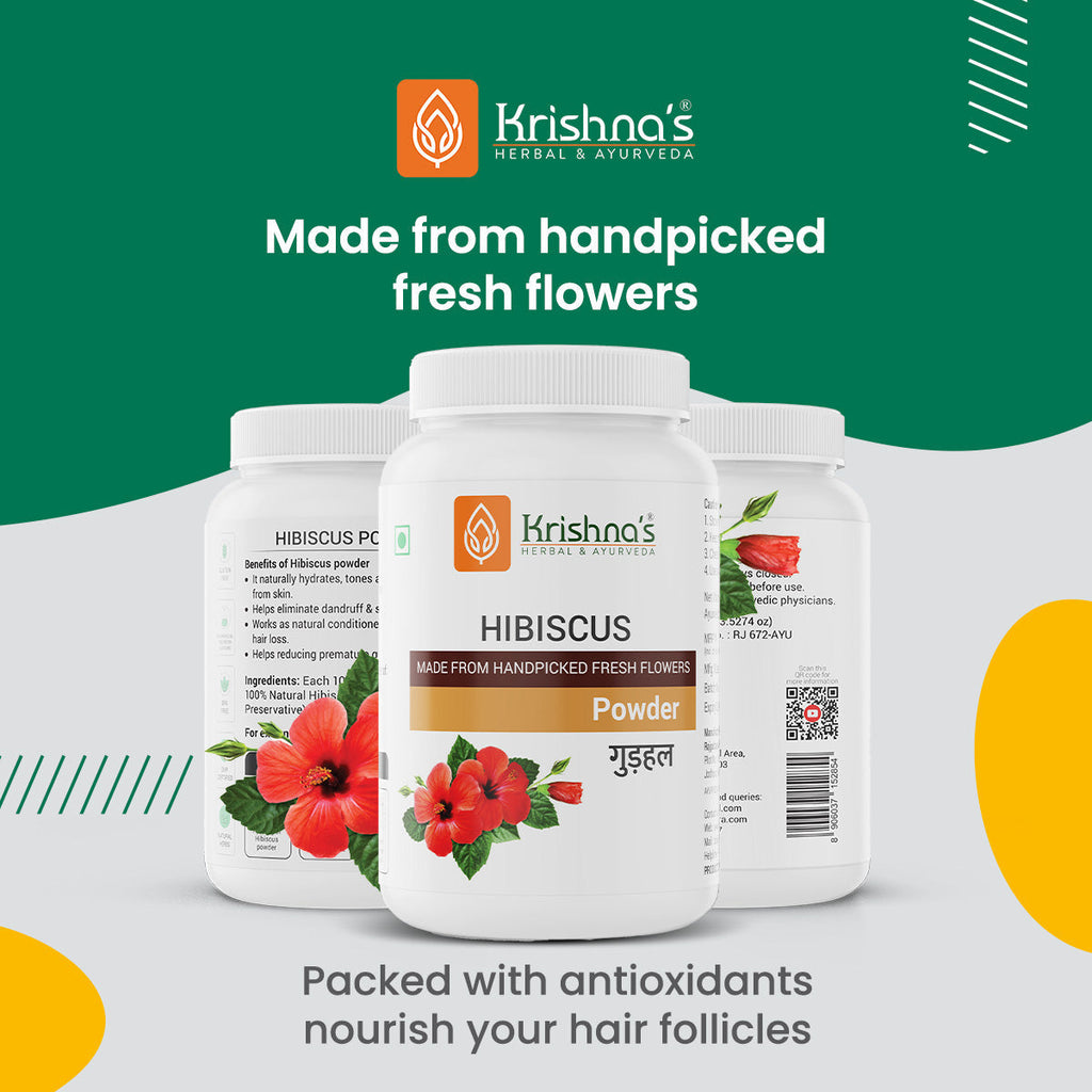 Krishna'S Herbal & Ayurveda Hibiscus Powder - Distacart