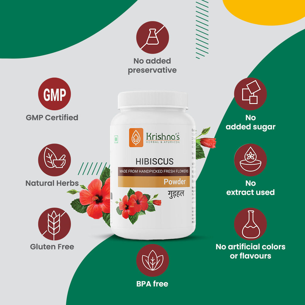 Krishna'S Herbal & Ayurveda Hibiscus Powder - Distacart