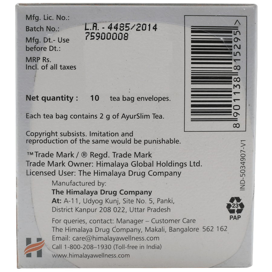 Himalaya Wellness Ayurslim Tea