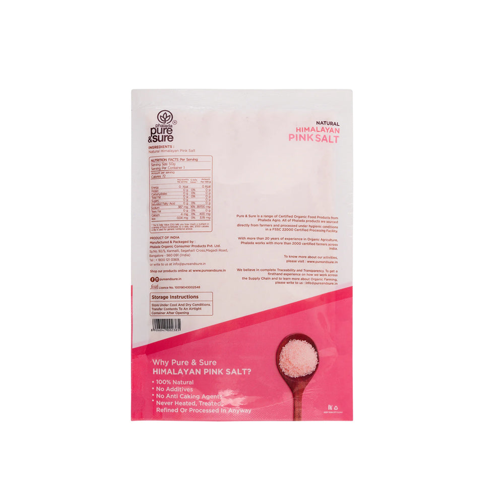 Pure & Sure Organic Natural Himalaya Pink Salt - Distacart