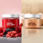 Botanic Hearth Deep Exfoliation Combo - Himalayan & Hibiscus Body Scrubs