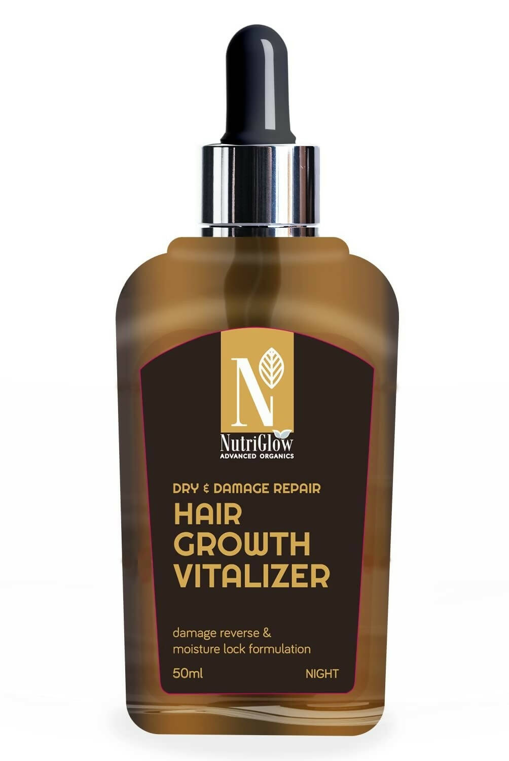 NutriGlow Advanced Organics Dry and Damage Repair Hair Growth Vitalizer