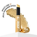 Nykaa Diamond Jelly Cooling Shimmer Eyeshadow Stick - Multi-Use, High Shine Glitter - 24K Gold