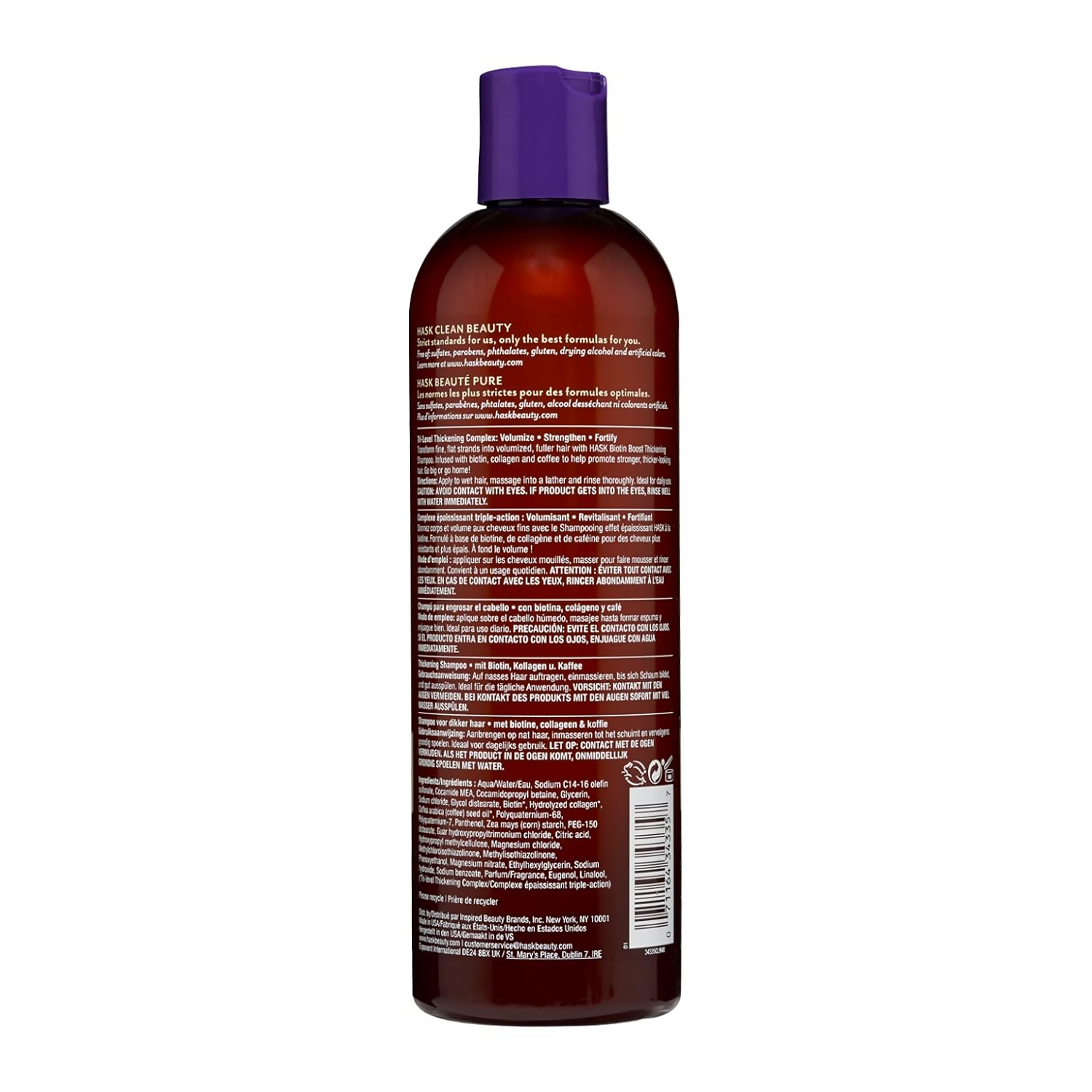 HASK Argan Oil Biotin Boost Thickening Conditioner