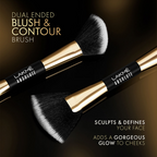 Lakme Absolute Makeup Master Tools - Dual Ended Blush And Contour Brush
