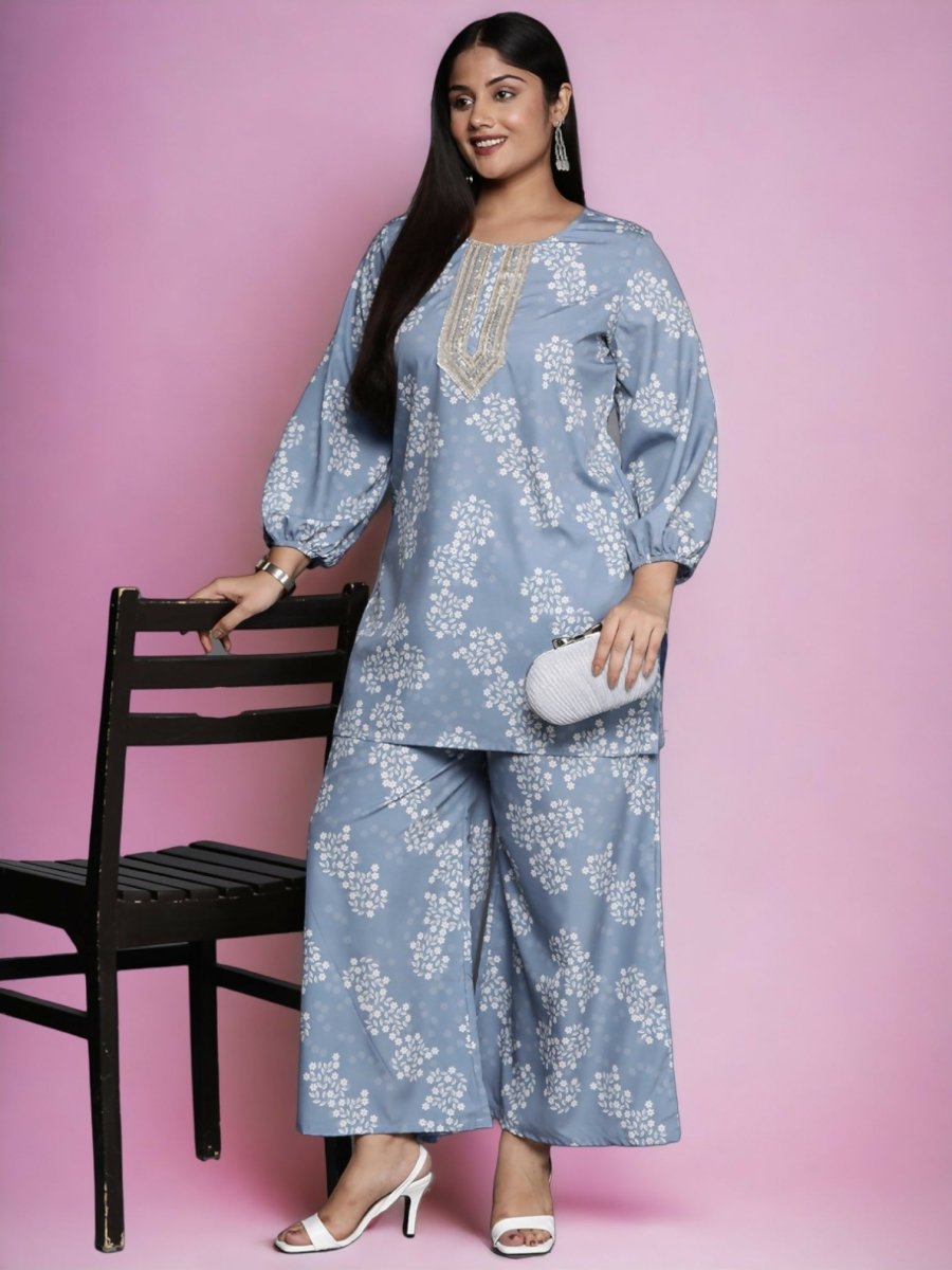 Ahalyaa Women's Traditional wear Tunic - Grey