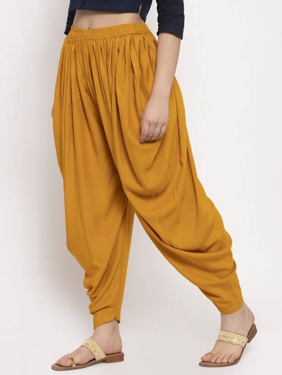Women’s Mustard Dhoti Pant CH09D