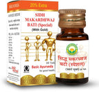 Basic Ayurveda Sidh Makardhwaj Bati Special (with Gold) 30 Tablets