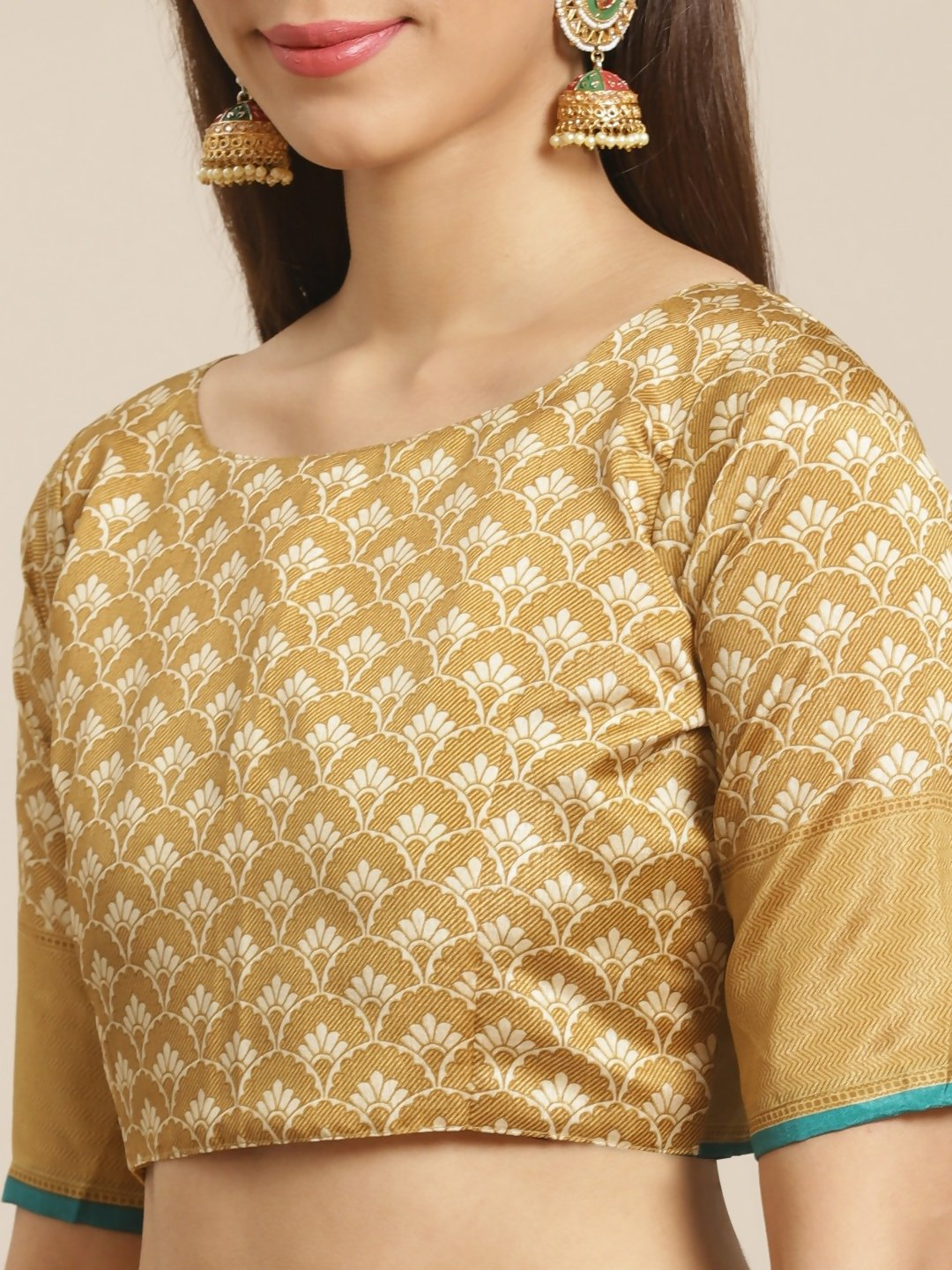 Saree Mall Off-White & Beige Printed Saree - Distacart