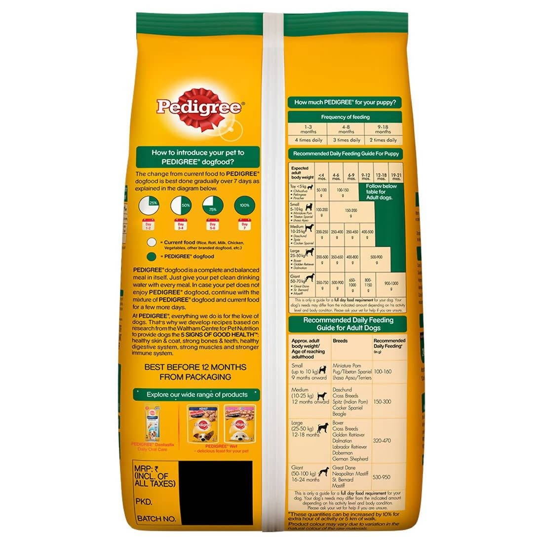 Pedigree Puppy & Adult Vegetarian Dry Dog Food