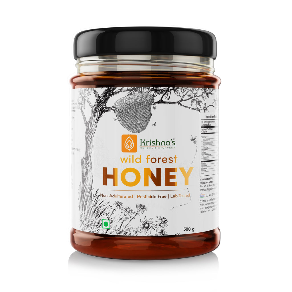 Krishna'S Herbal & Ayurveda Pure Wild Forest Honey - Distacart