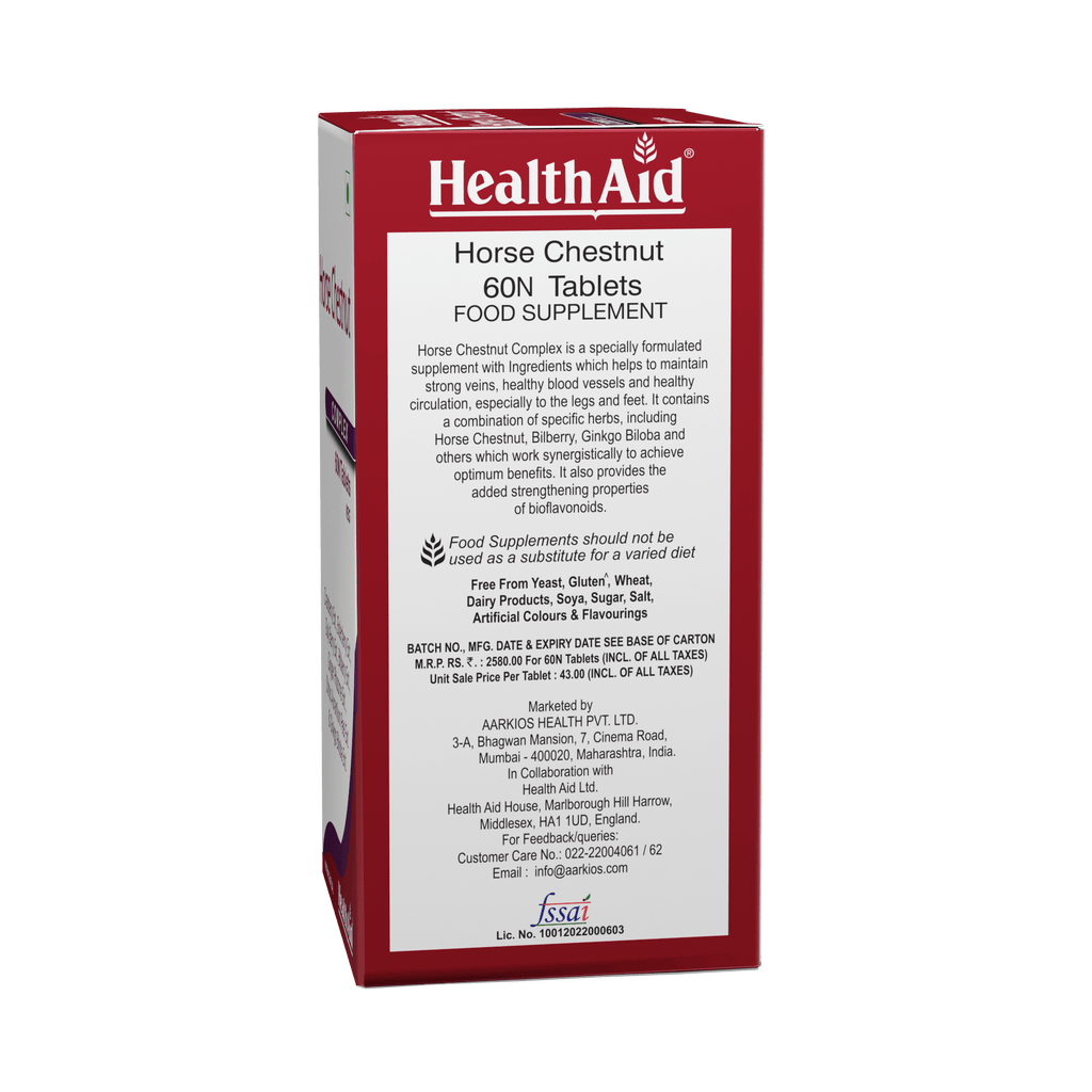 HealthAid Horse Chestnut Complex Tablets - Distacart