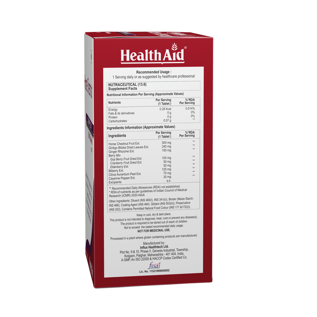 HealthAid Horse Chestnut Complex Tablets - Distacart