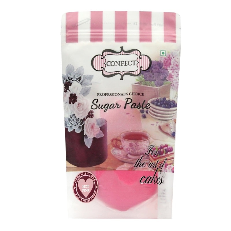 confect hot pink nutritional sugarpaste 1 kg