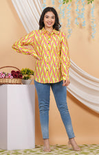 House of RP Women Multicolor Cotton Shirt Tunic