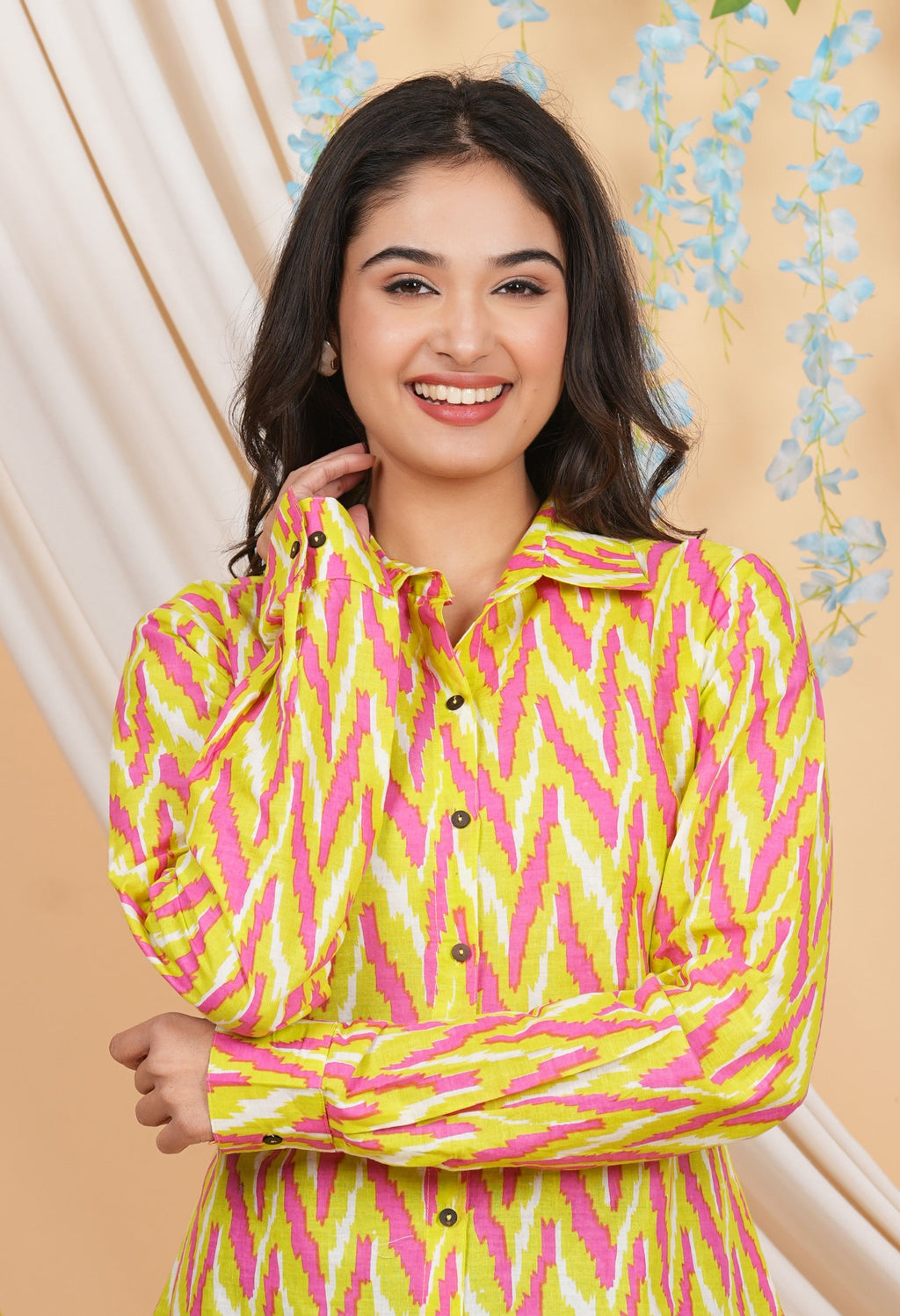 House of RP Women Multicolor Cotton Shirt Tunic