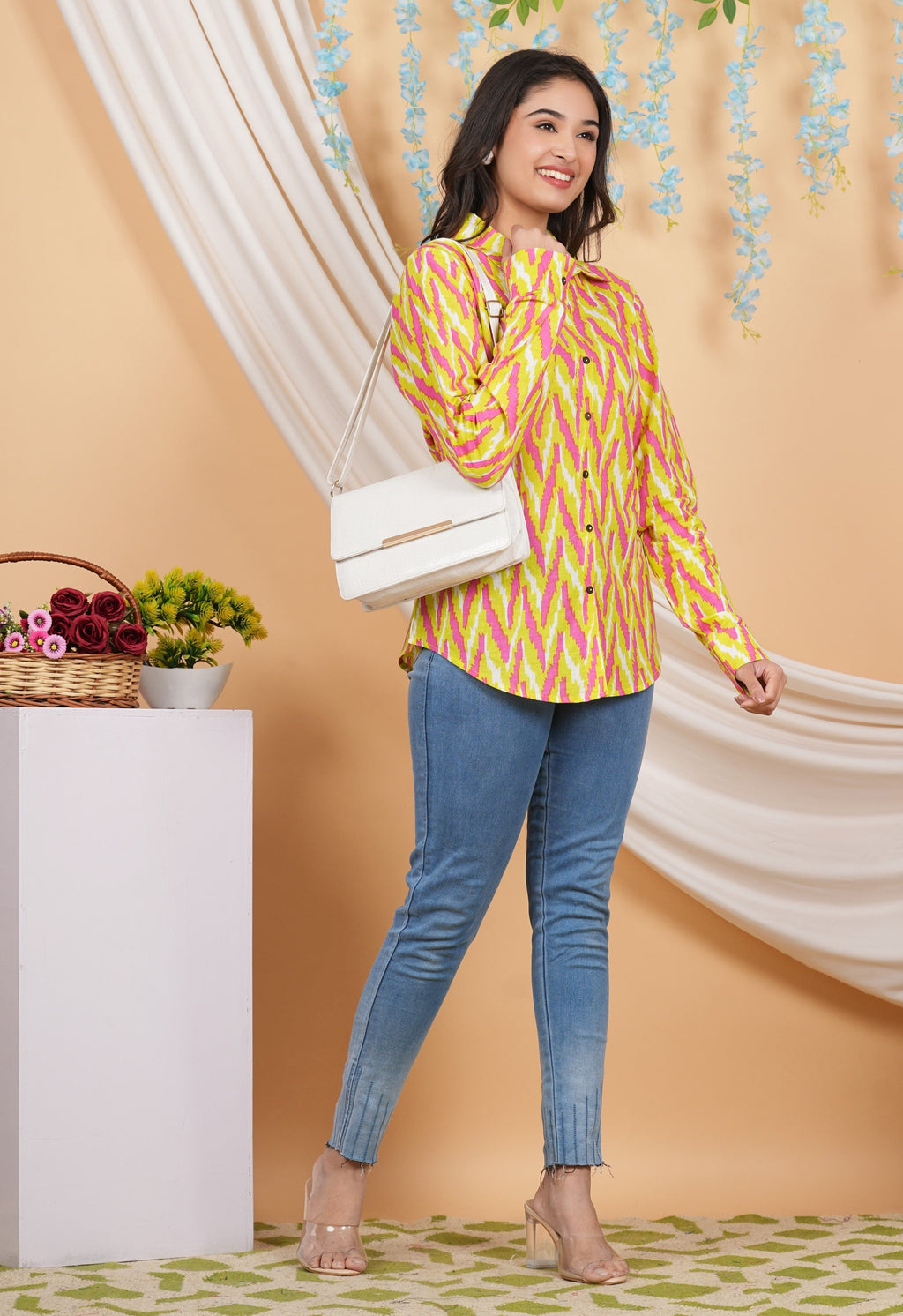 House of RP Women Multicolor Cotton Shirt Tunic