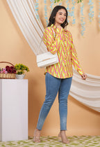 House of RP Women Multicolor Cotton Shirt Tunic