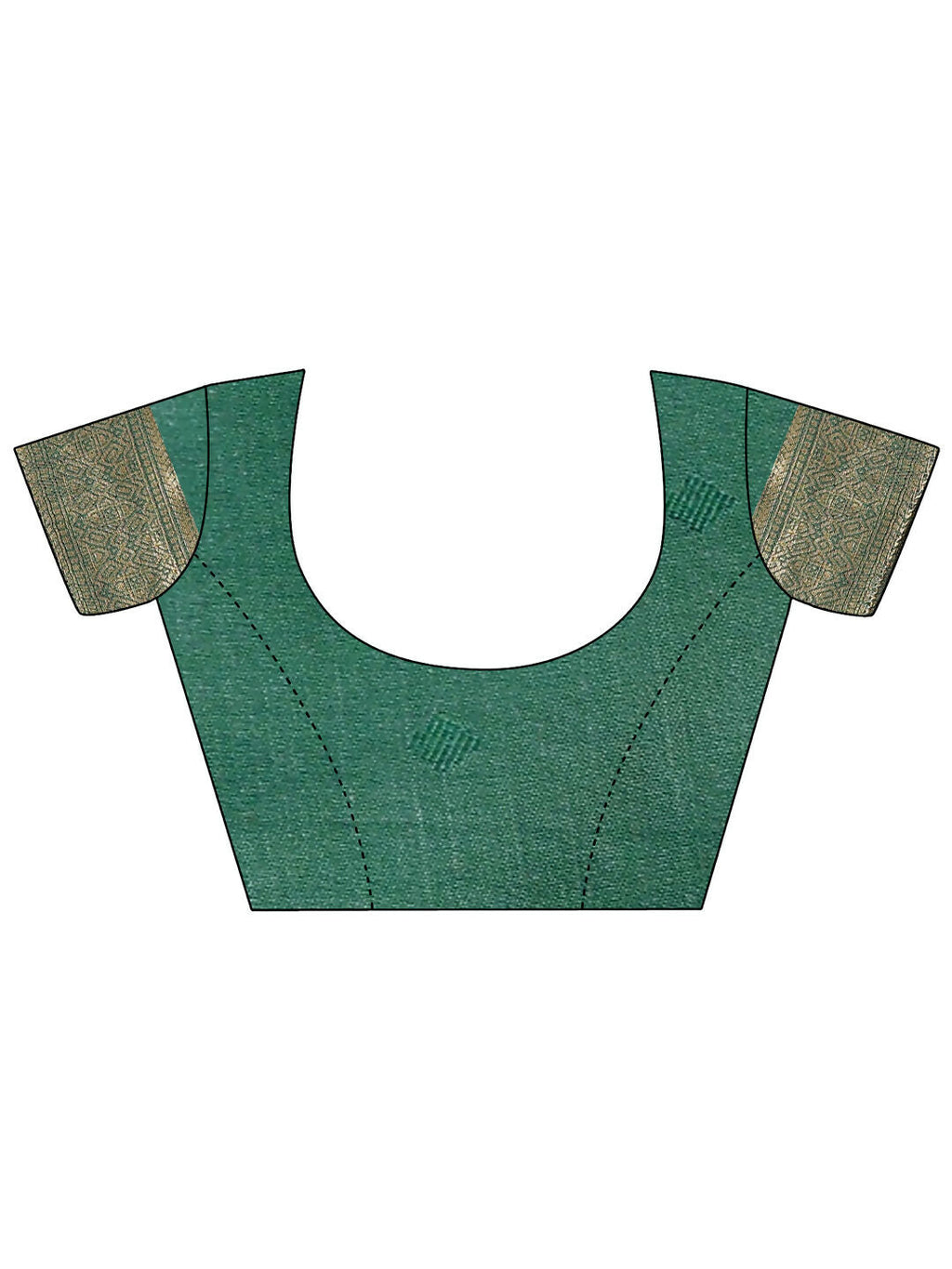 Shree Shyam Fashion Aura Silk Cream Green Banarasi Silk Saree
