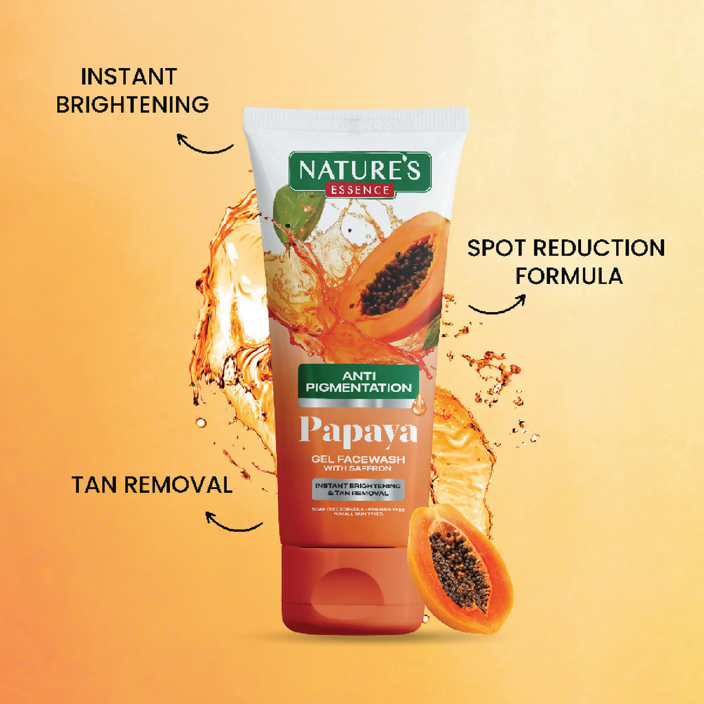Nature's Essence Anti-Pigmentation Papaya Gel Face Wash - Distacart