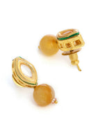 Ruby Raang Yellow Kundan Studs - Distacart