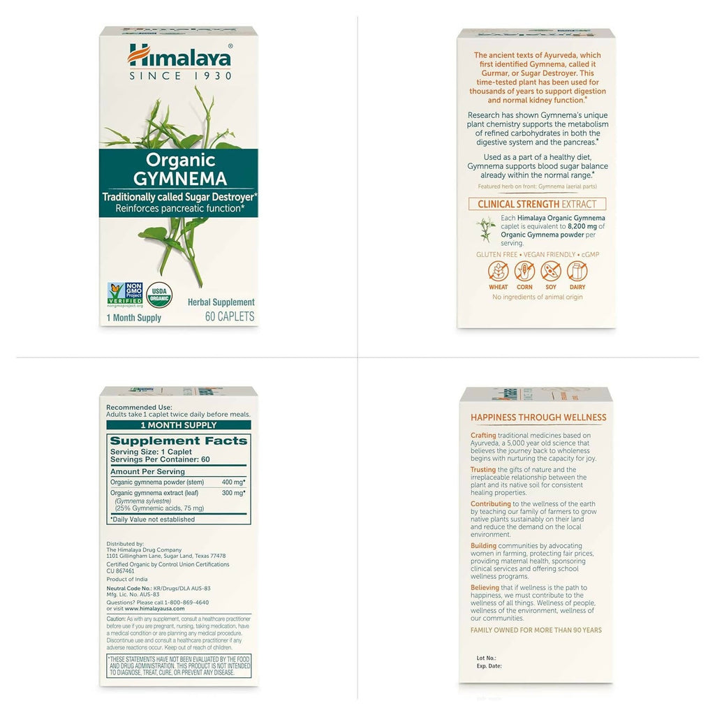 Himalaya Herbals Gymnema Caplets - Distacart