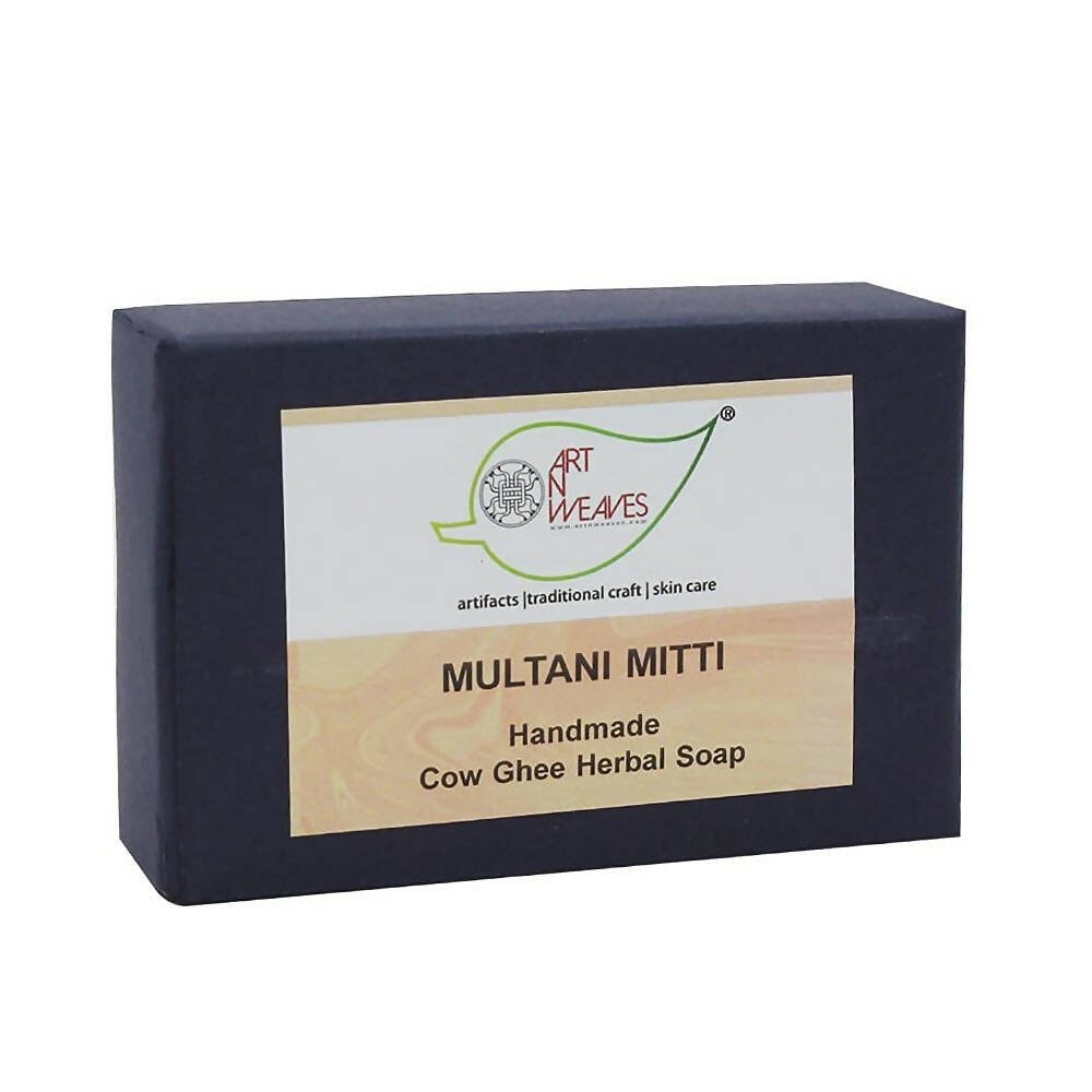 artNweaves Handmade Cow Ghee Herbal Multani Mitti Soap