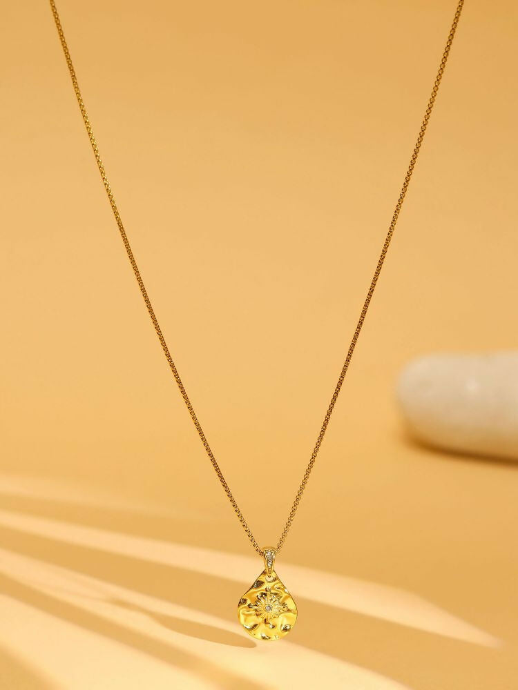 Gold Plated Necklace - Ruby Raang