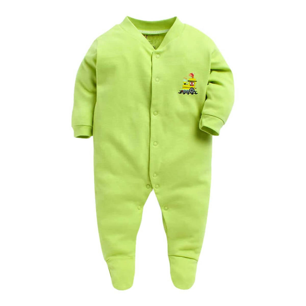 Daddy - G Rompers/Sleepsuits/Jumpsuit /Night Suits for New Born Babies - Green