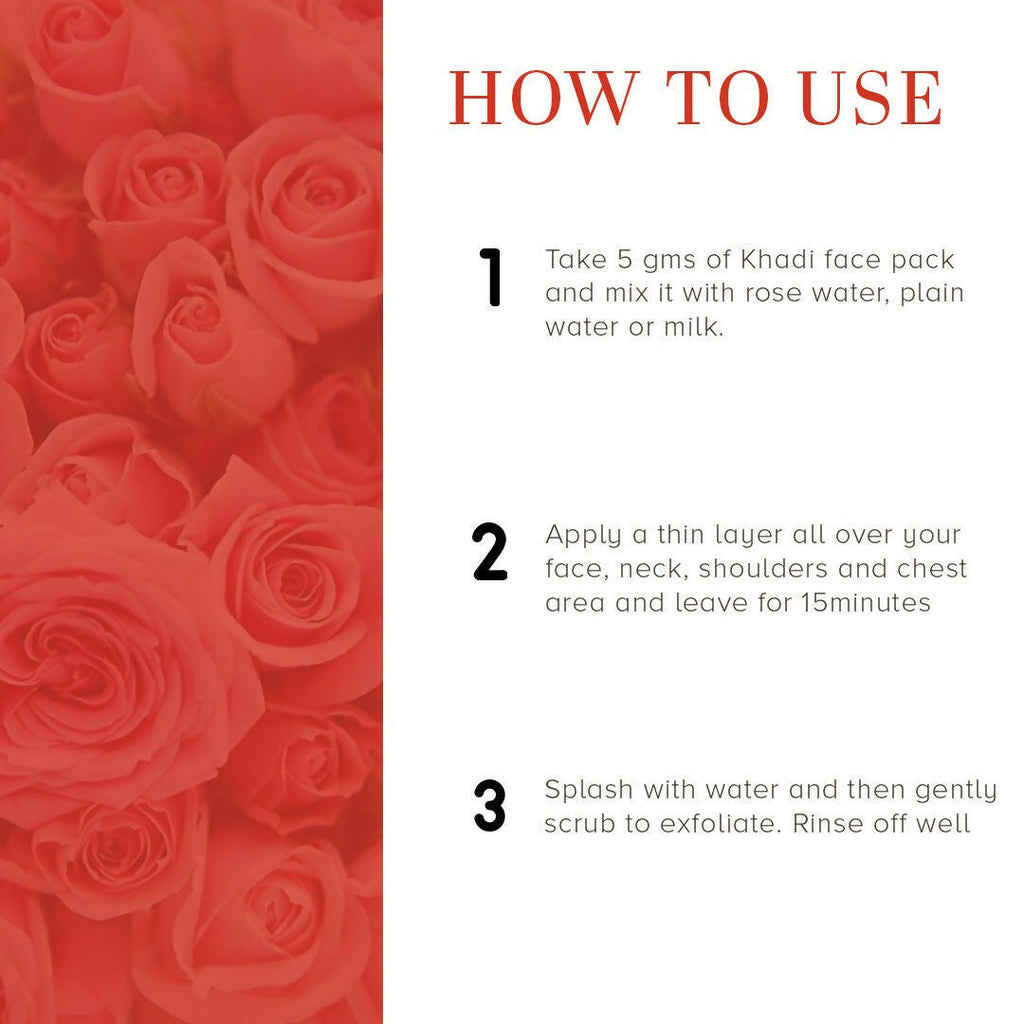 Khadi Natural Sandalwood & Rose Face Pack
