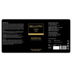 Bella Vita Luxury CEO MAN Shower Gel For Deep Cleansing, Hydrating & Moisturising Skin with Aloe Vera & Charcoal Powder