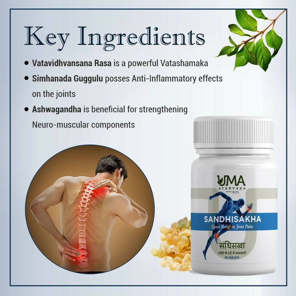 Uma Ayurveda Sandhisakha Ayurvedic Tablets - Distacart