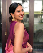 DEIANA'S Beautiful Designer Golden zari Soft Lichi Silk Saree - Pink
