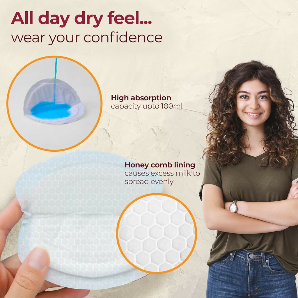 LuvLap Ultra Thin Honeycomb Nursing Breast Pads