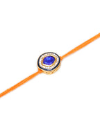 Designer kundan Rakhi - Ruby Raang - Distacart