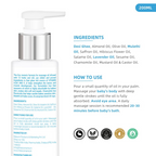 The Eco Mama Baby Massage Oil Infused With Desi Ghee, Mulethi Oil & Chamomile