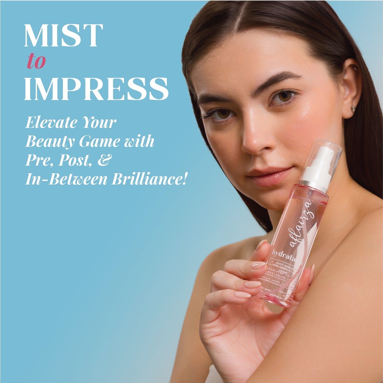 Aflairza Hydratante Hydrating Mist Spray for Instant Skin Hydration & Refreshment For All Skin Types