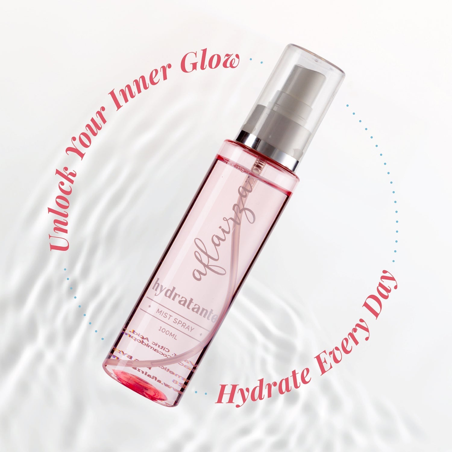 Aflairza Hydratante Hydrating Mist Spray for Instant Skin Hydration & Refreshment For All Skin Types