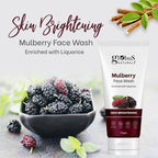 Globus Naturals Mulberry Fairness Face Wash, Suitable For All Skin Types - Distacart